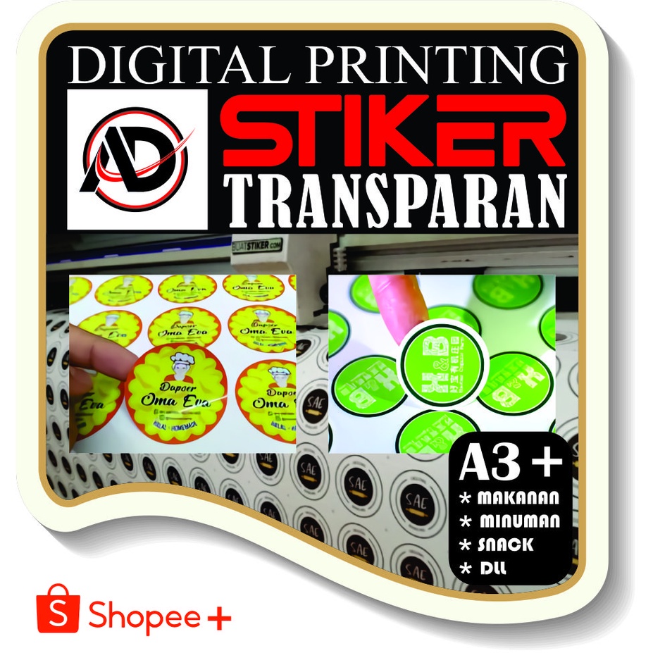 

STICKER LABEL KEMASAN + FREE DESAIN