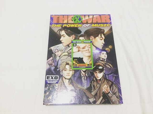 NEW UNSEALED EXO THE WAR REPACKAGED CHEN PC + POSTER