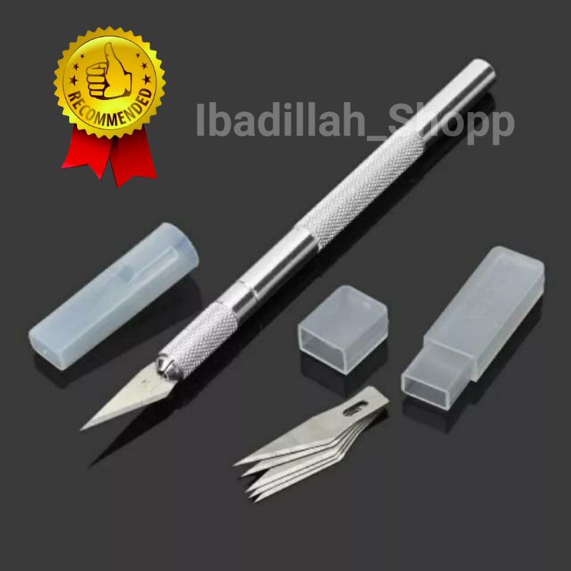 

1Set Pisau Ukir Seni Kerajinan / Handle Alumunium WL-9309 / Tajam Tahan Lama
