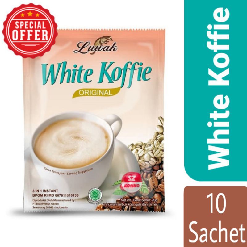 

Luwak White Coffee Original {10Sachet/Renceng}