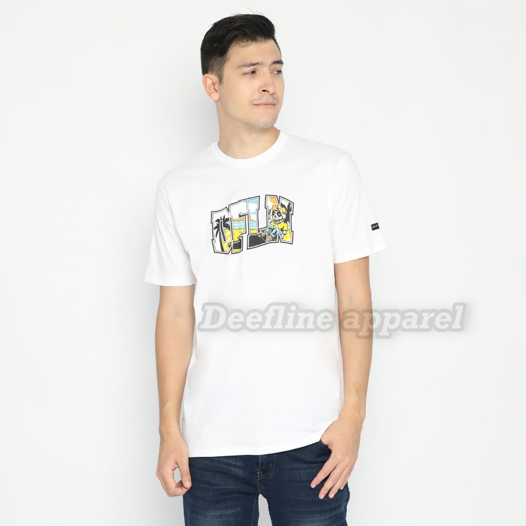 Deefline T-Shirt DFLN Muscle White