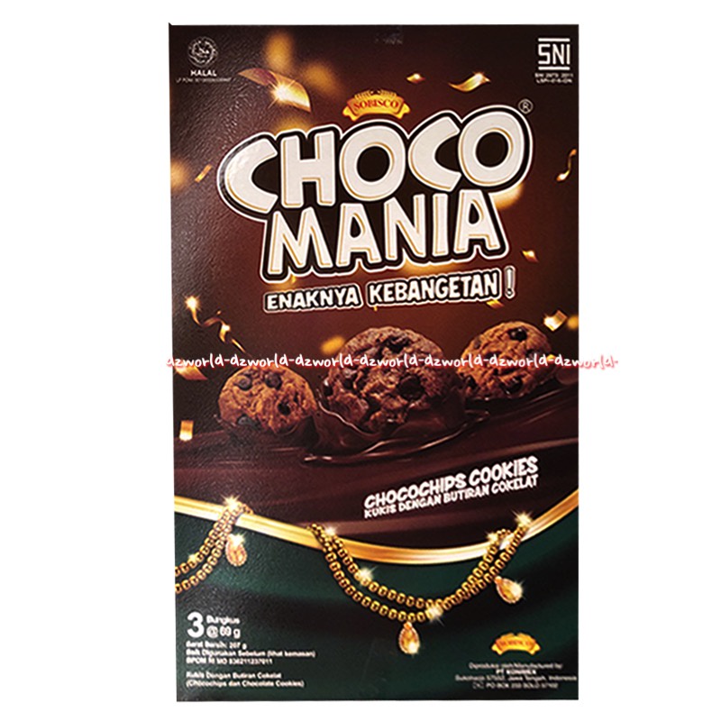 

Choco Mania Chocolate Chip Cookies 180gr Kue Kering Dengan Taburan Choco Chip Chocochip Enaknya Kebangetan Cookies Rasa Coklat