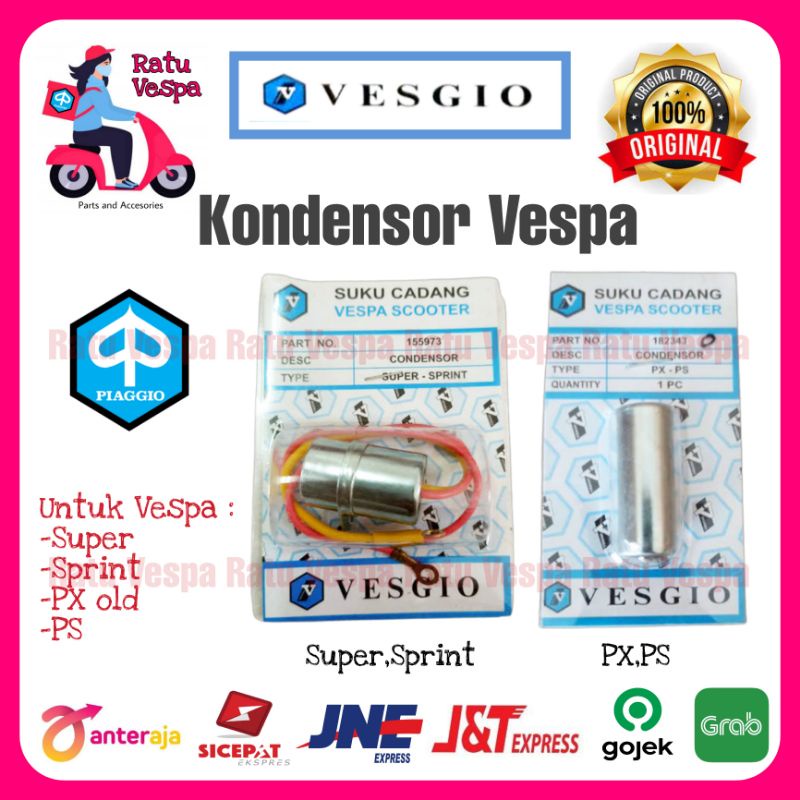 Kondensor Vespa Super,Sprint,PX old,PS VESGIO import