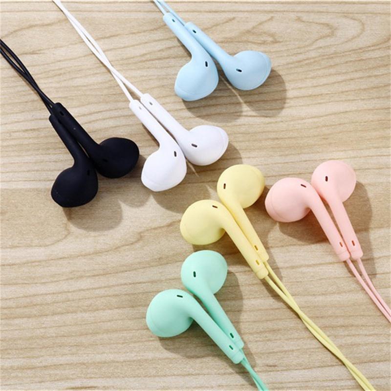 In-Ear Wired Earphone Super Bass 3.5mm Crack Colorful Headset