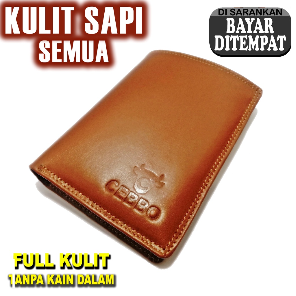 Dompet Kulit Tanpa Kain/Furing Di Dalamya FULL KULIT Sapi Jenis FULL UP