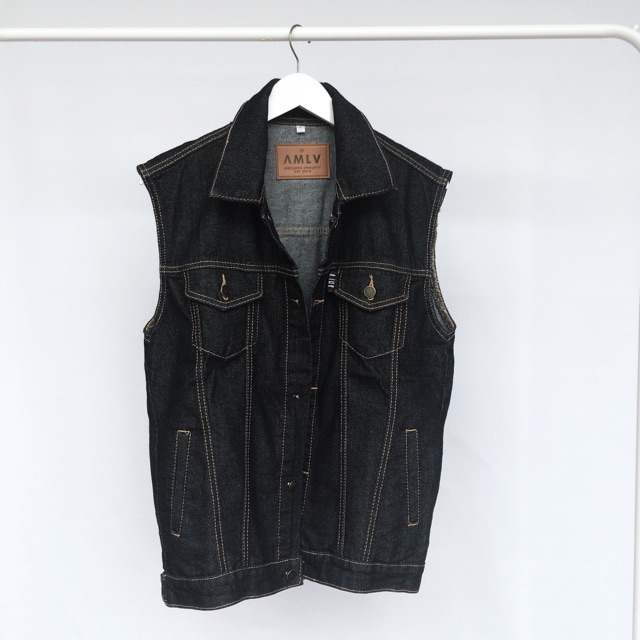 vest denim