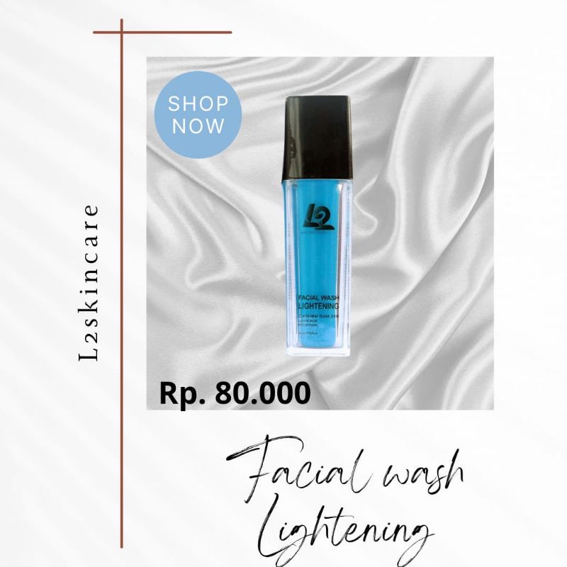 L2 skin Facial wash lightening glow