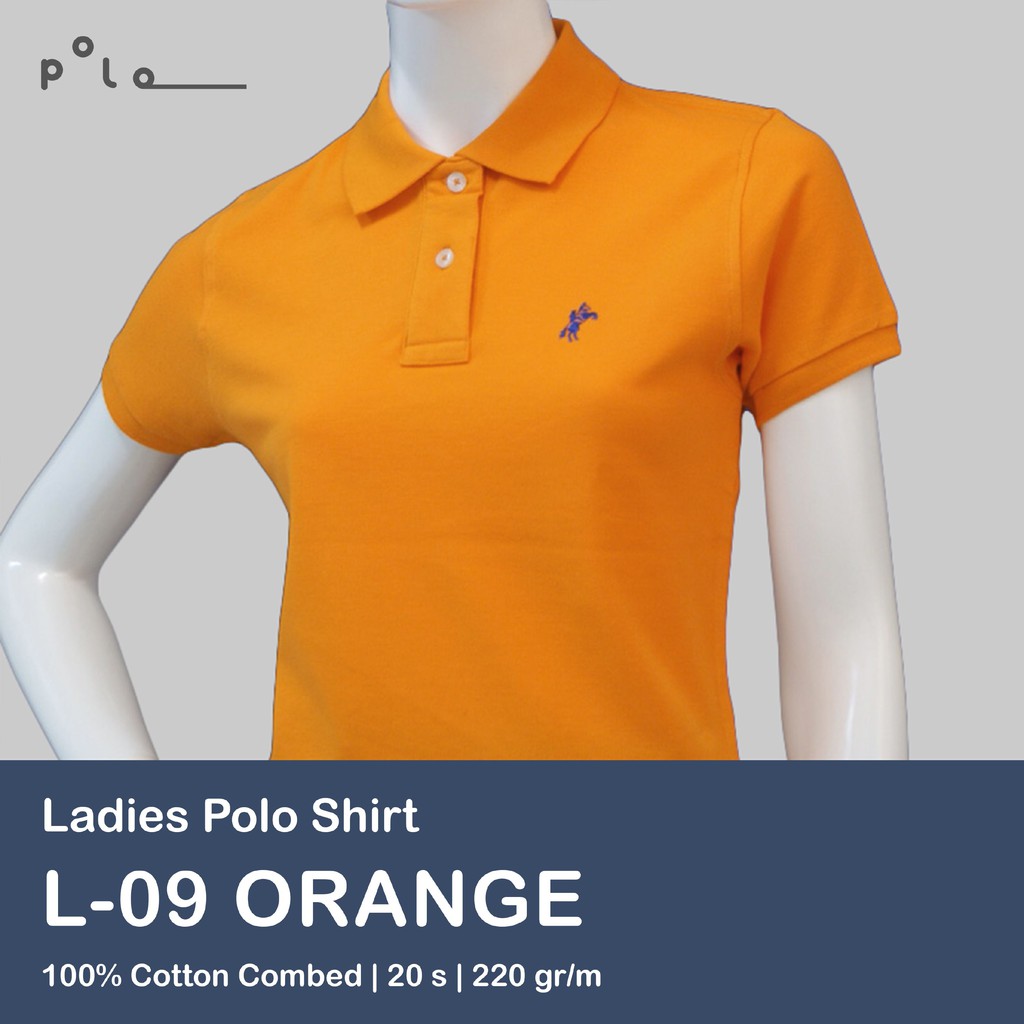 KAOS POLO WANITA - Orange
