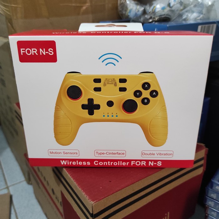 Wireless Controller Nintendo Switch Gamepad Kabel USB C Yellow