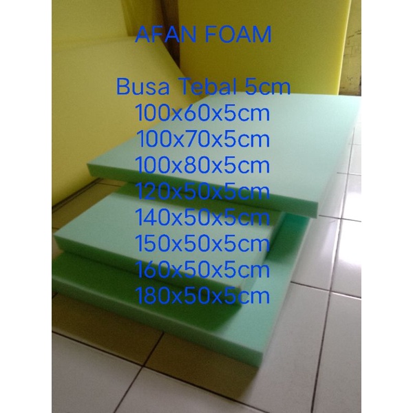 Busa Lembaran Ketebalan 5cm
