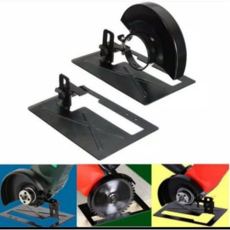 Dudukan Gerinda, Holder Tatakan Gerinda Tangan plus Cover