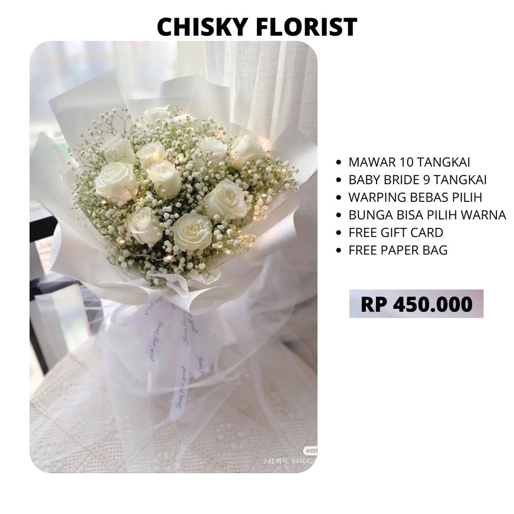 HAND BUKET BUNGA ASLI BANDUNG / TOKO BUNGA BANDUNG