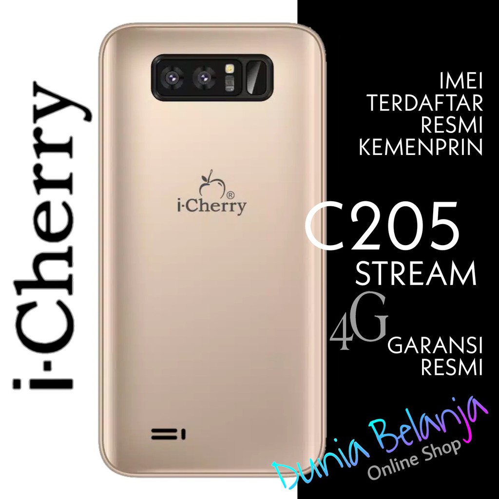[4G MURAH] HP ANDROID iCHERRY C205 STREAM 4G - GARANSI RESMI - HP iCHERRY - HP ANDROID MURAH 4G