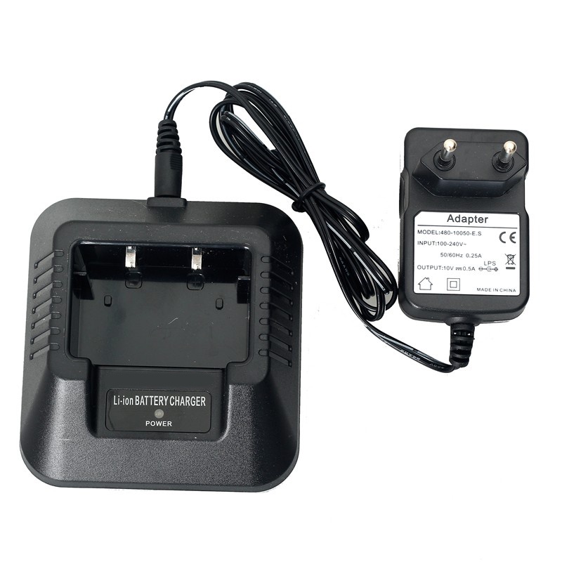 Taffware Walkie Talkie Battery Charger for Taffware Pofung BF-UV5R - Black