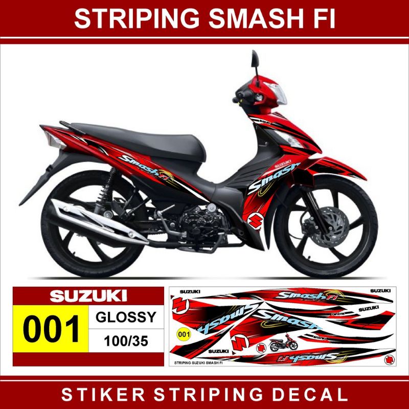 striping sticker Suzuki smash fi