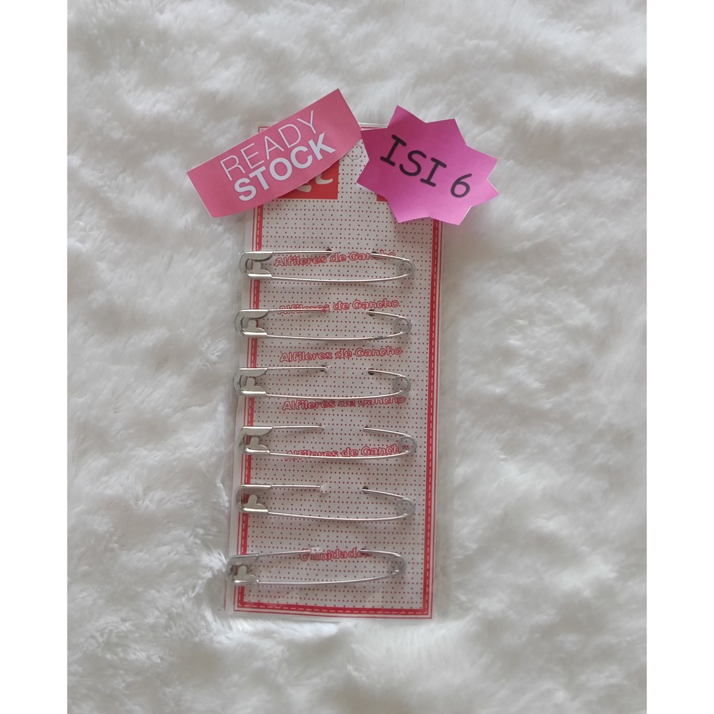Peniti Jumbo Kasur Sprei Stagen Besar Kuat Isi 6 pcs / 1 Renteng
