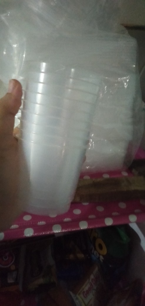 Thinwall 500ml/thinwall Persegi/kotak Makan Plastik/food Container