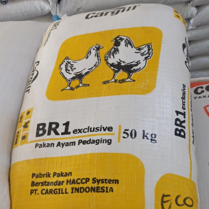 NEW BR1 PAKAN AYAM PEDAGING SETARA 511- 511B 50 KG (KHUSUS GOJEK/GRAB)