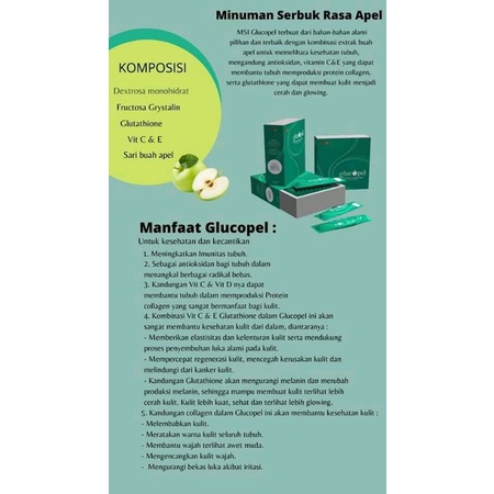 Glucopel MSI original/ vitamin gluthation)vitamin,pencerah kulit