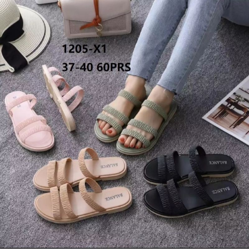 SANDAL WANITA TALI KERUT BALANCE 1205-X1
