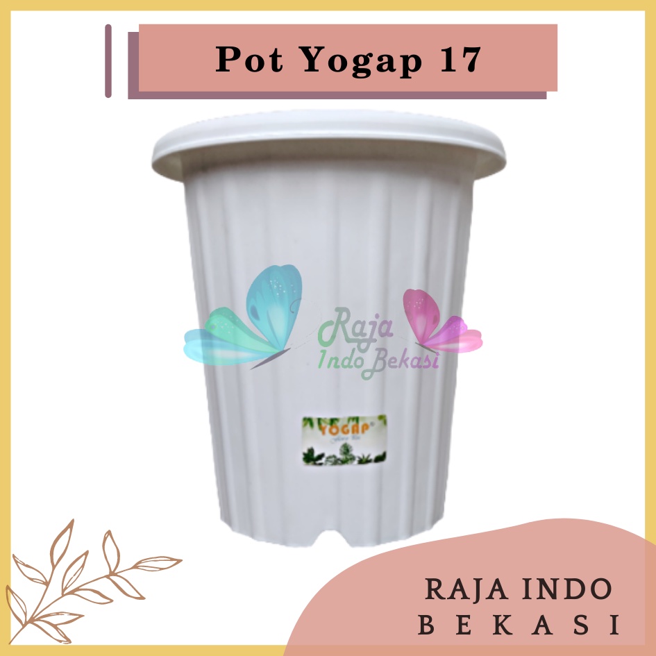 Pot Yogap 17 Putih Pot Yogap Ypt Tinggi Tebal Berkualitas Pot Yogap 18 19 25 30 Murah