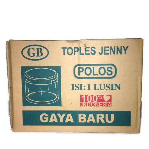 EXPEDISI GB Gaya Baru TOP 202 Toples Jenny Kue Kering Nastar Plastik Mika 450 gram