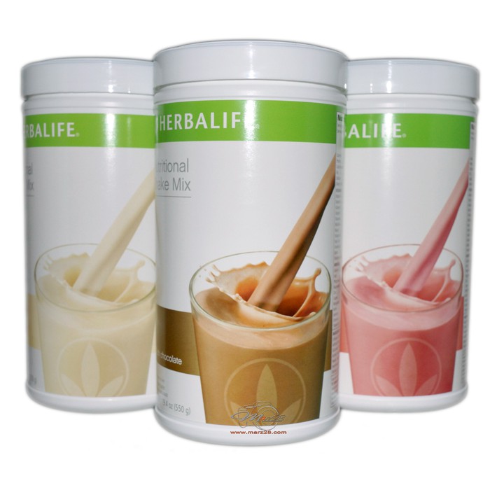 GM HerbalLife shake mix coklat vanilla berry min 3 boleh campur rasa Murah