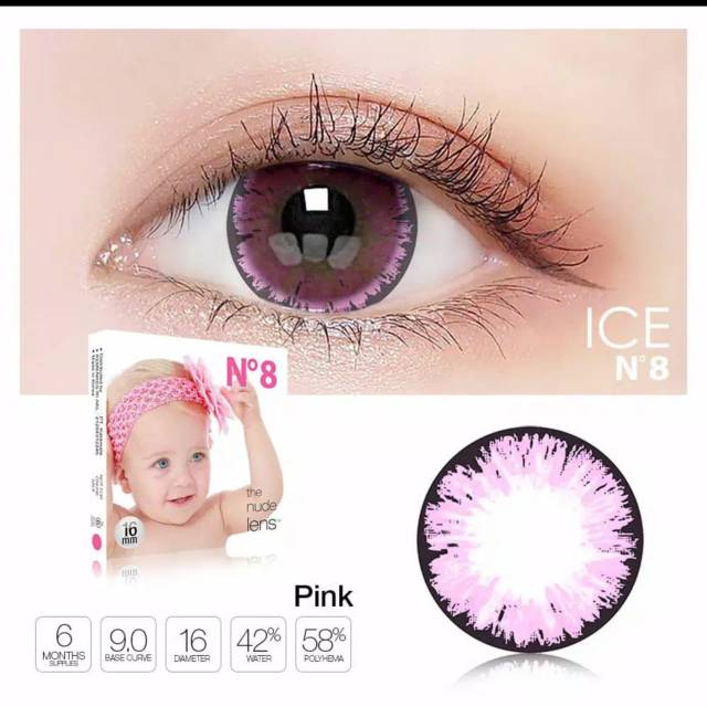 Softlens ICE N8 BABY EYES 16 MM