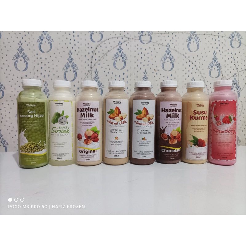 

susu almond wetime 250ml || Almond Milk