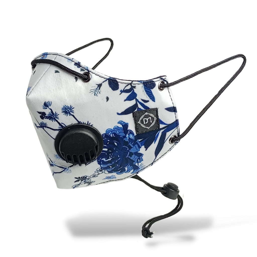 Aoi Hana Ventilator - DMI Mask | (Masker Kain 3ply / Masker Motor)