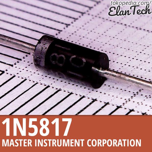 Jual 1N5817 Diode MIC 1N 5817 Dioda substitusi 1N5818 1N5819 elant33 ...