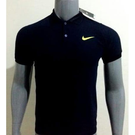 promo kaos polo shirt nike polos hitam, navy casual wear 17/18 grade ori terbaru
