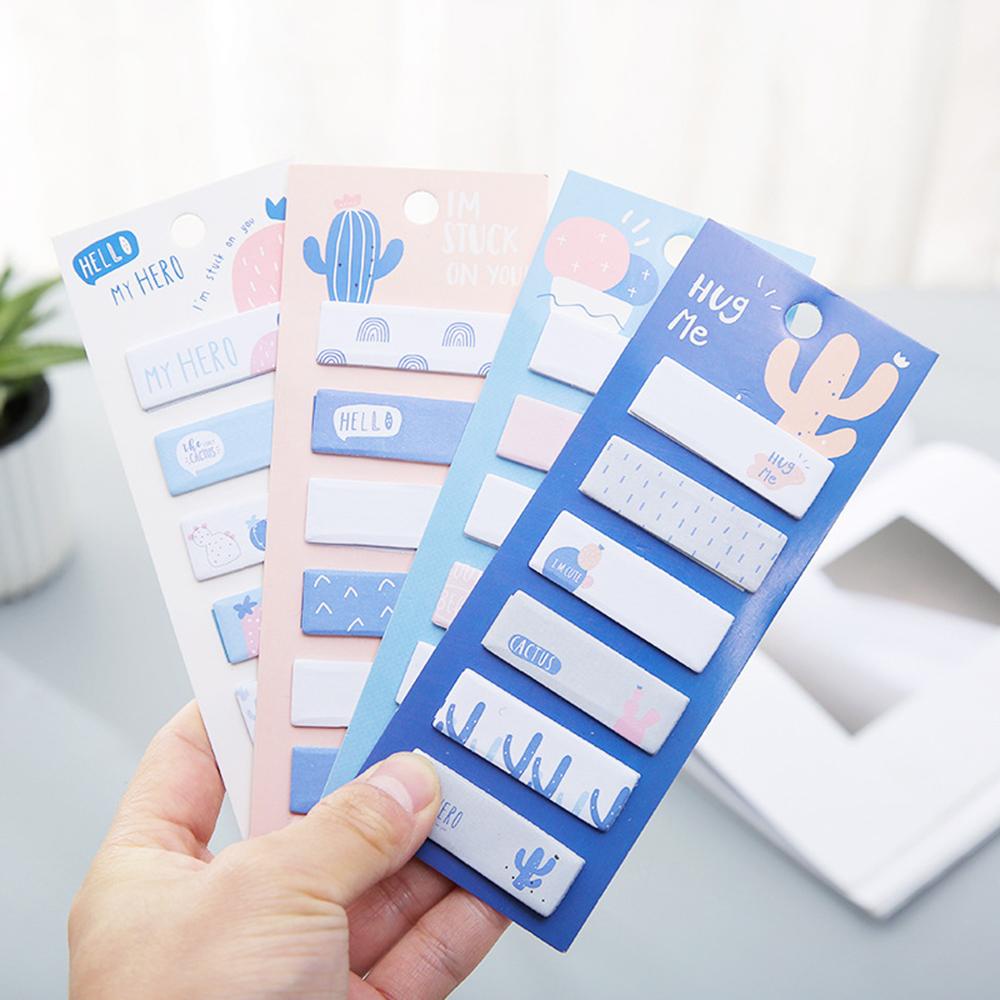 [Elegan] Notepad Siswa Kaktus Lucu Pasokan Kantor Sekolah