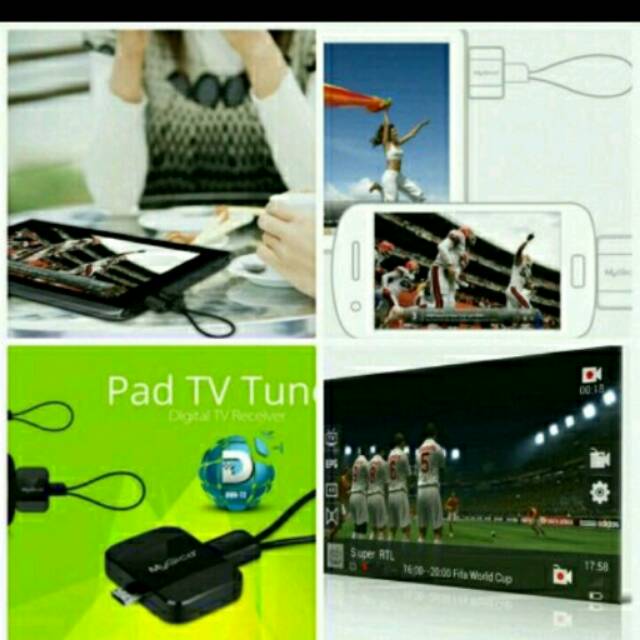 Android TV Tuner Tanpa Internet MyGica Pad DVB-T2 - PT360 - MYTV01BK