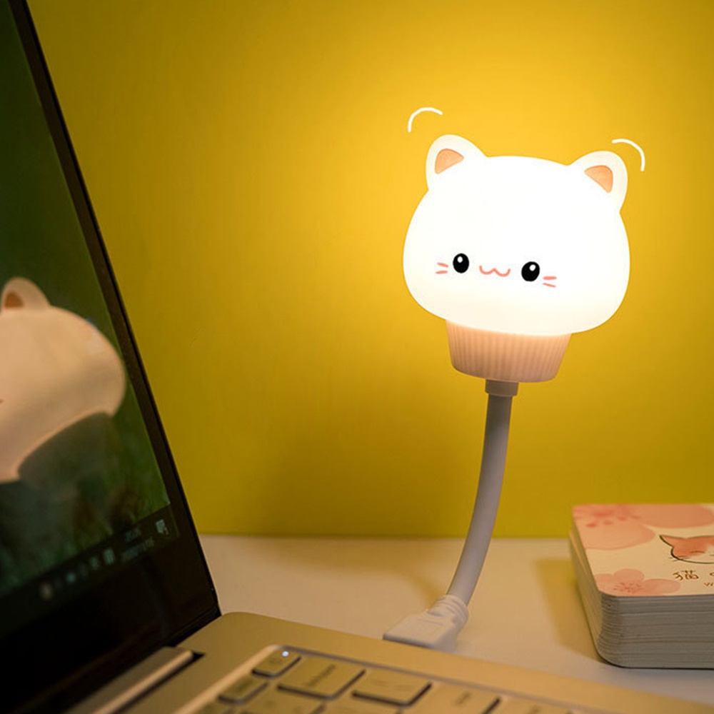 Lampu Meja Led USB Motif Kartun Lucu Dengan Remote Control Untuk Kamar Tidur