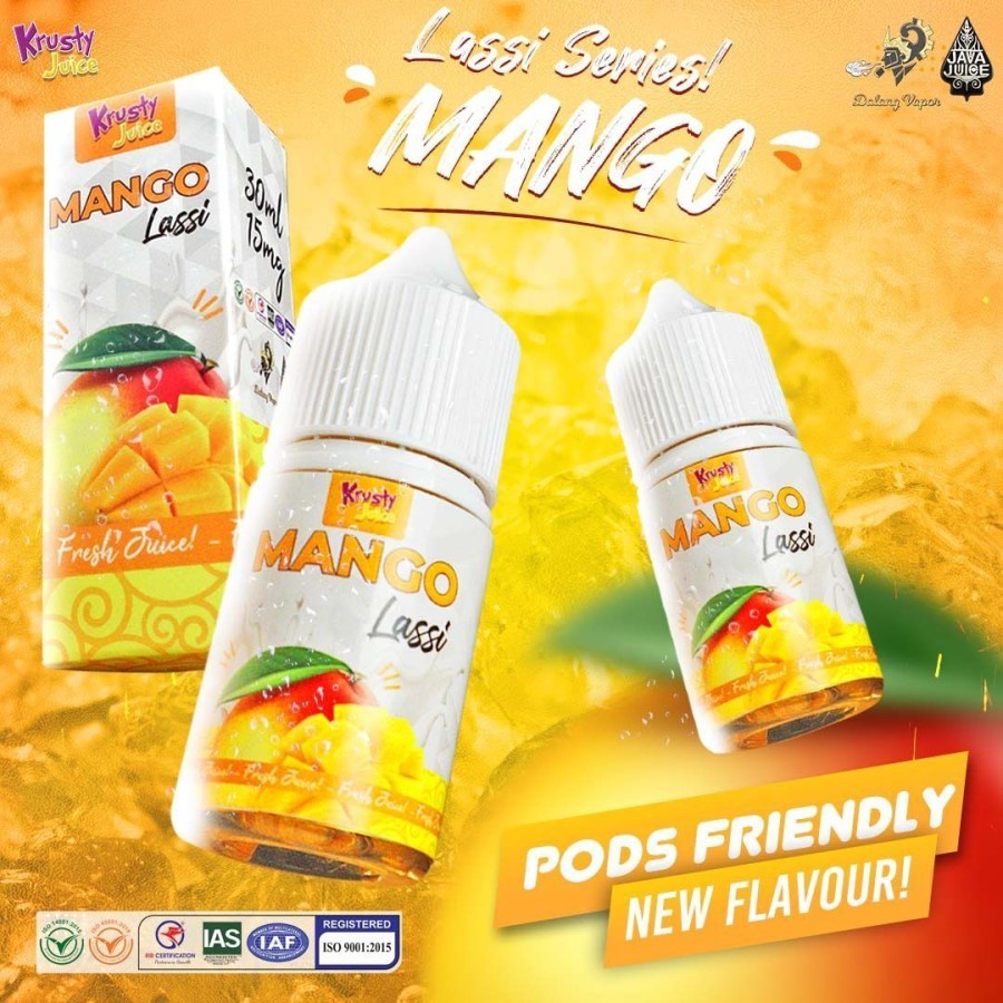LIQUID KRUSTY JUICE LASSI PODS FRIENDLY 30ML 15MG LASSI SERIES ORI