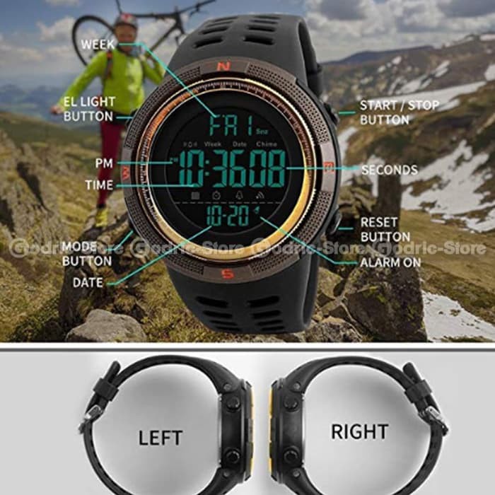 SKMEI 1251 Jam Tangan Pria Sport Digital Anti Air 50M