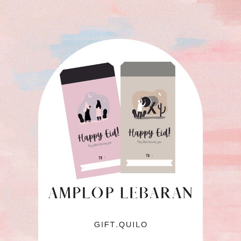 

[PRE ORDER] Custom Amplop Lebaran Idul Fitri Eid Mubarak Angpao 1 PACK ISI 6PCS