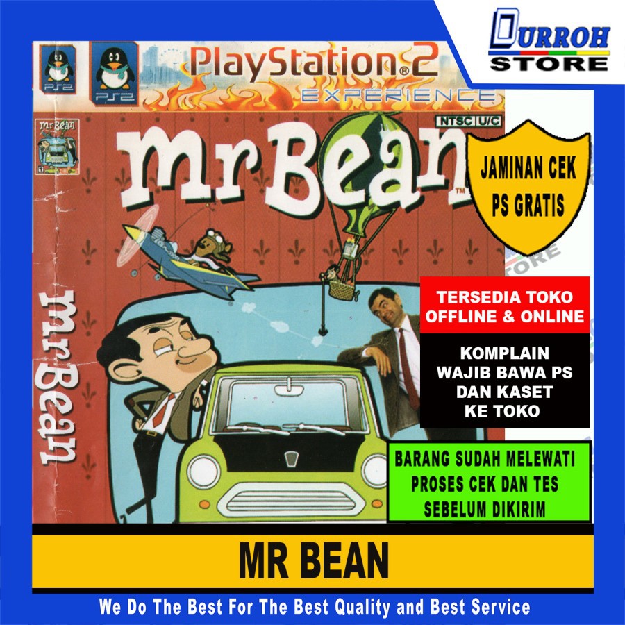 KASET DVD GAME PS2 / PLAYSTATION 2 MR BEAN