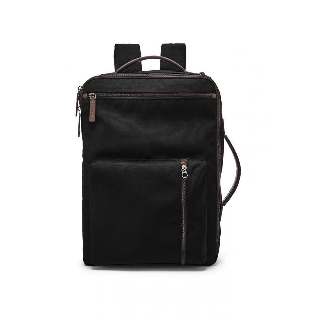 Fossil Buckner Nylon Backpack Black Tas Ransel Pria MBG9431-001