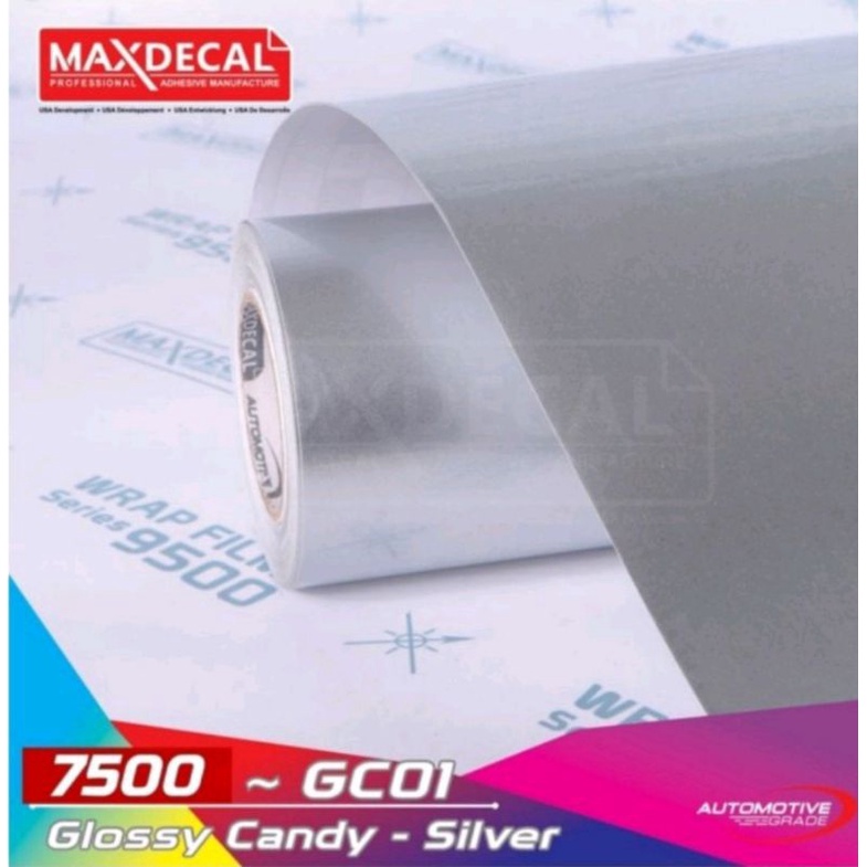 Scotlet/polet motor,mobil dsb Maxdecal glossy candy silver