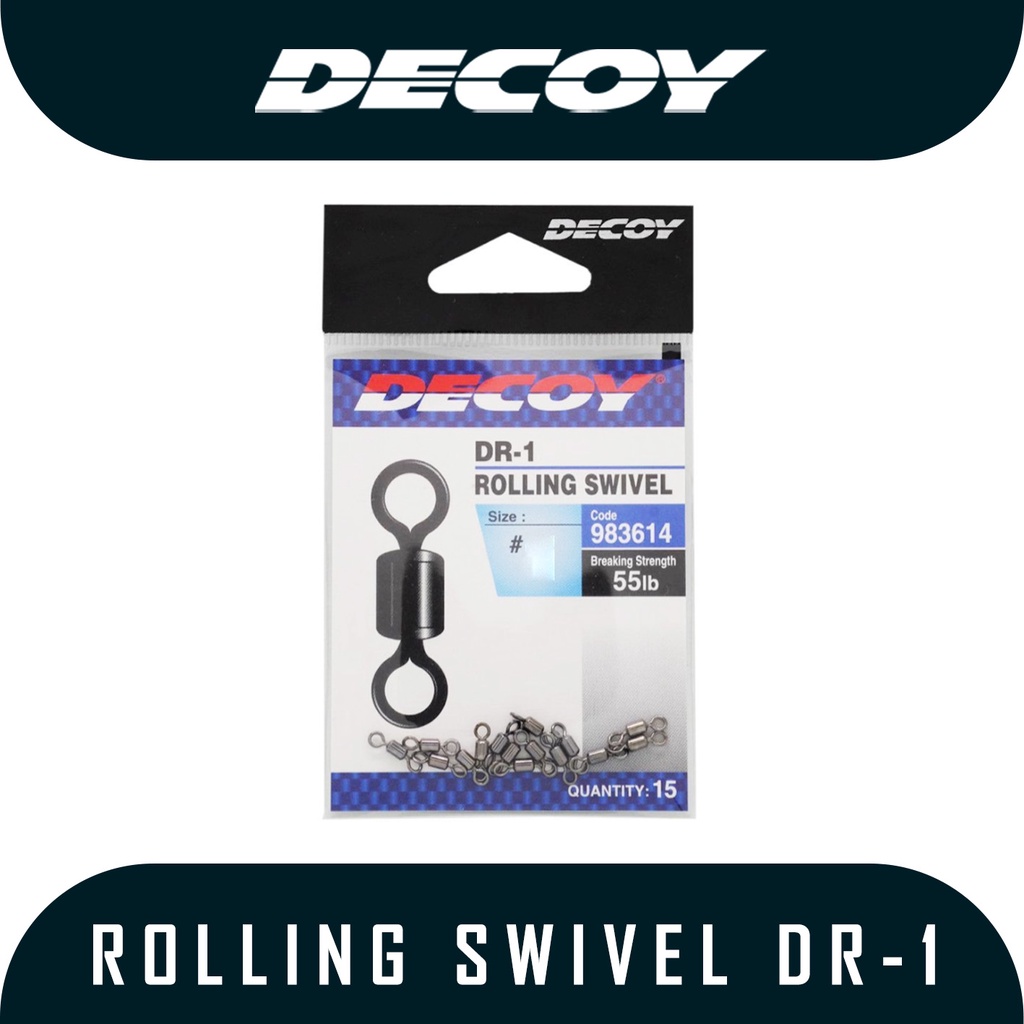 Kili Kili / Swivel Merk Decoy Typer Rolling Swivel DR1