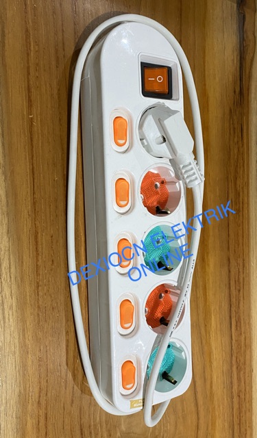 Stop kontak/multipro 5 Lubang/terminal colokan listrik/colokan listrik/sambungan colokan listrik