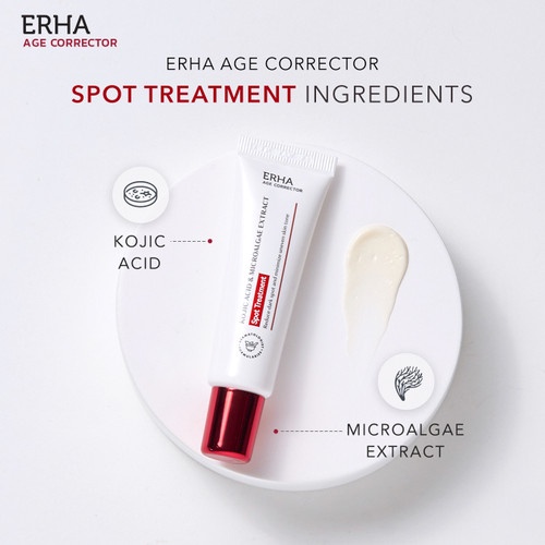 ERHA Age Corrector Kojic Acid &amp; Microalgae Extract Spot Treatment - Krim Flek Hitam