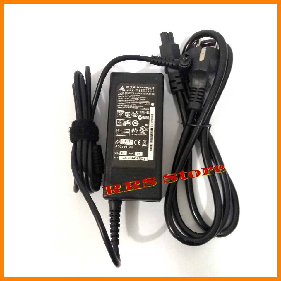 Adaptor Charger Laptop Original Delta Axioo 19v 3.42a Ukuran Konektor : 5.5*2.5mm Type - Axioo Mnc