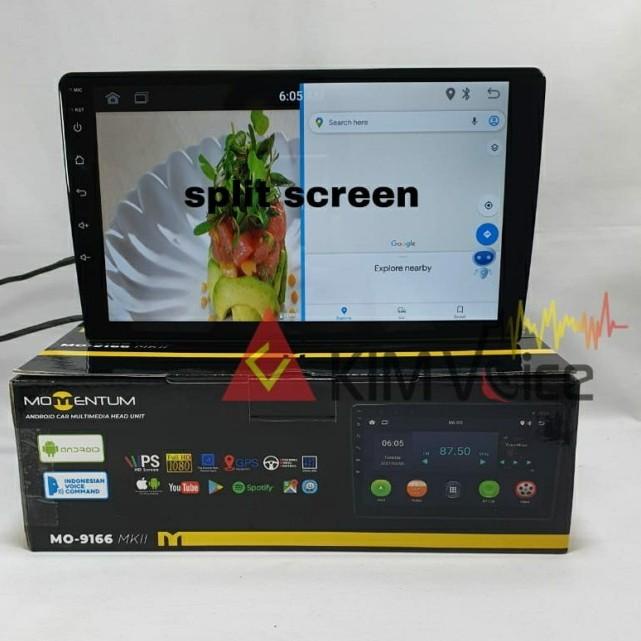 Head Unit Android MOMENTUM MO-9166 9 Inch IPS SCREEN