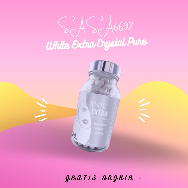 ☘️ SASA ☘️ Ready Extra White Crystal Pure / Suplement pemutih