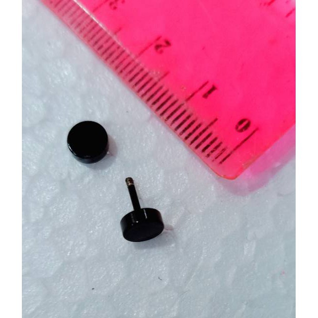 grosir  Anting barbell kecil isi 12 pcs polos