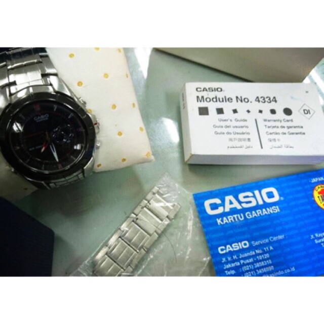 Preloved Casio ori Edifice EFA-119 BK mulus