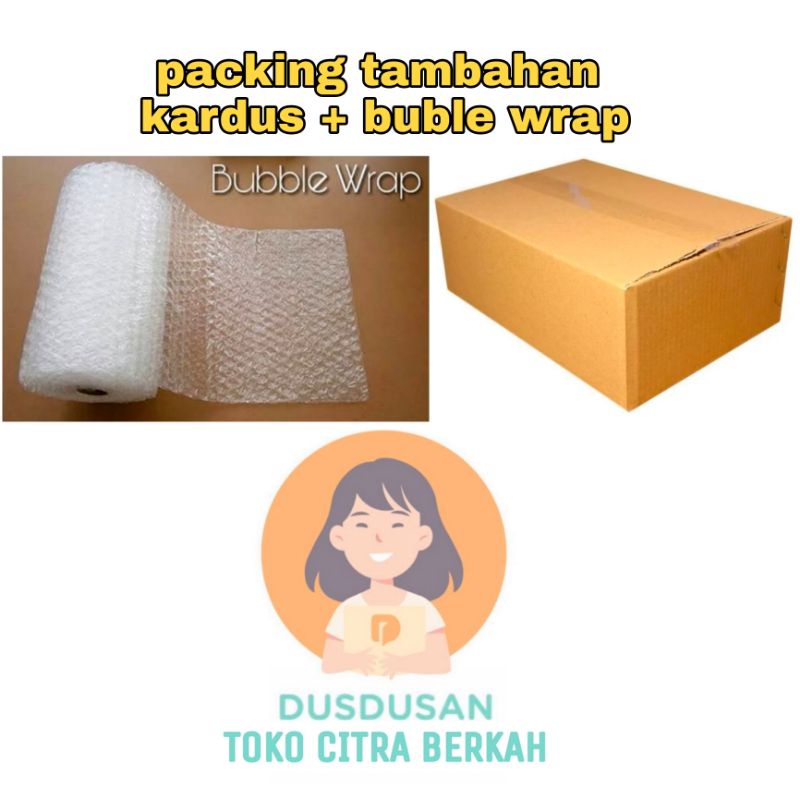 

PACKING TAMBAHAN BUBLE WRAP